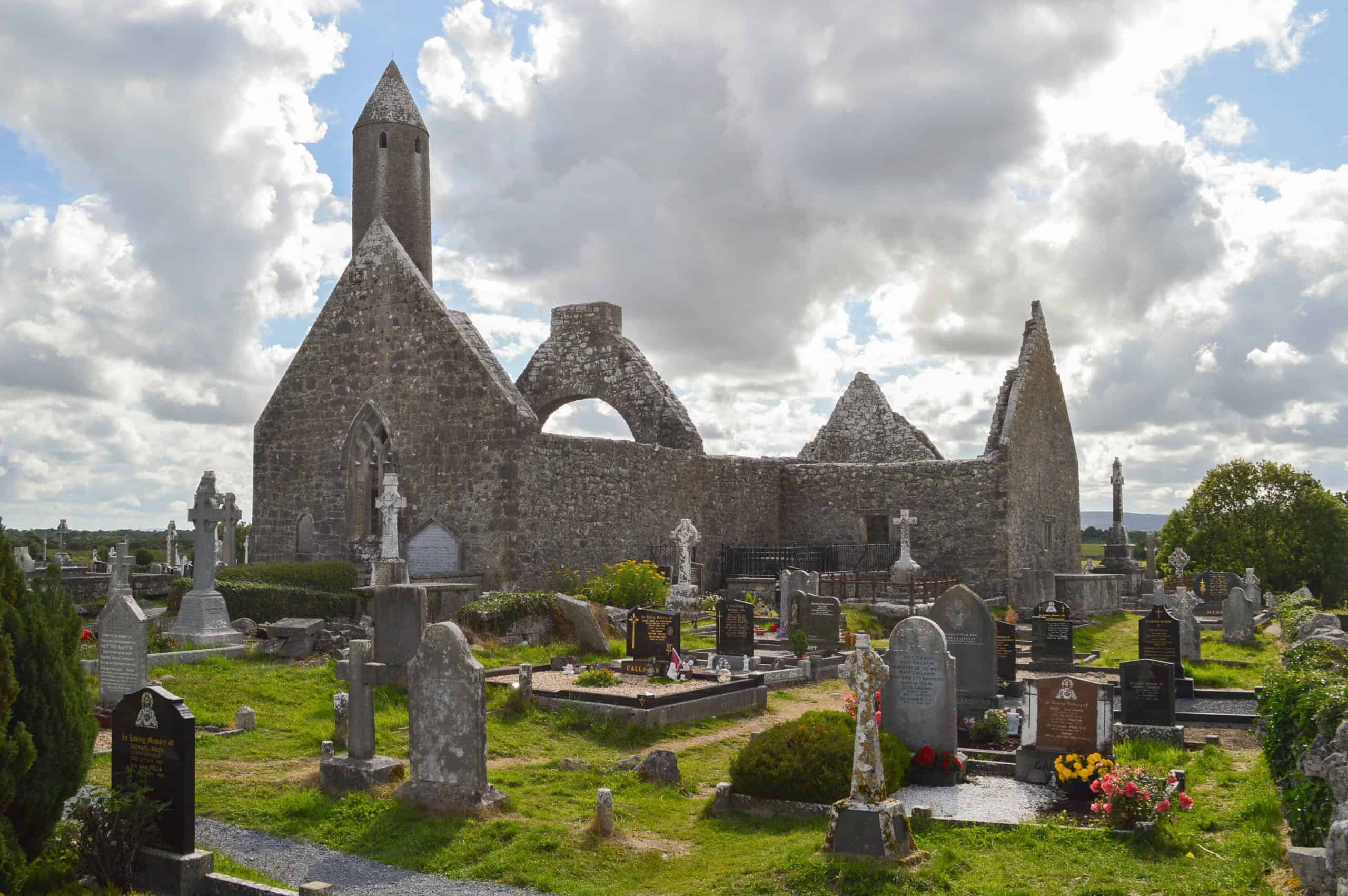 Irish Castle and cemetery