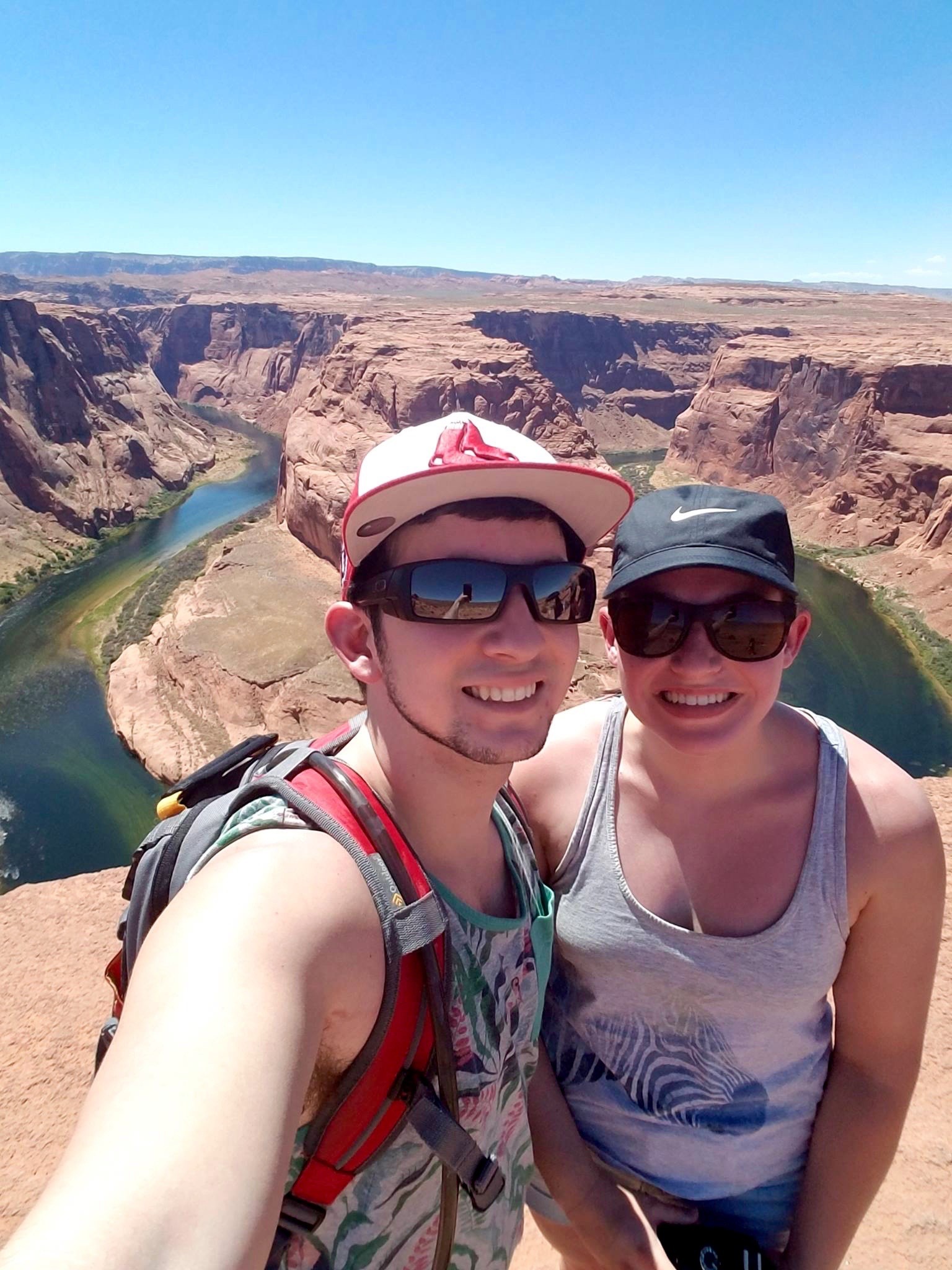 Horseshoe Bend, college students traveling, local travel, arizona things to do