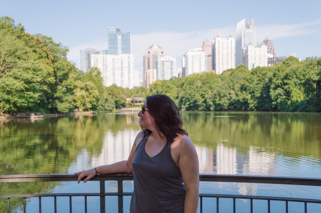 piedmont park view, atlanta skyline view, midtown, what to do in atlanta in one day, free things to do in atlanta