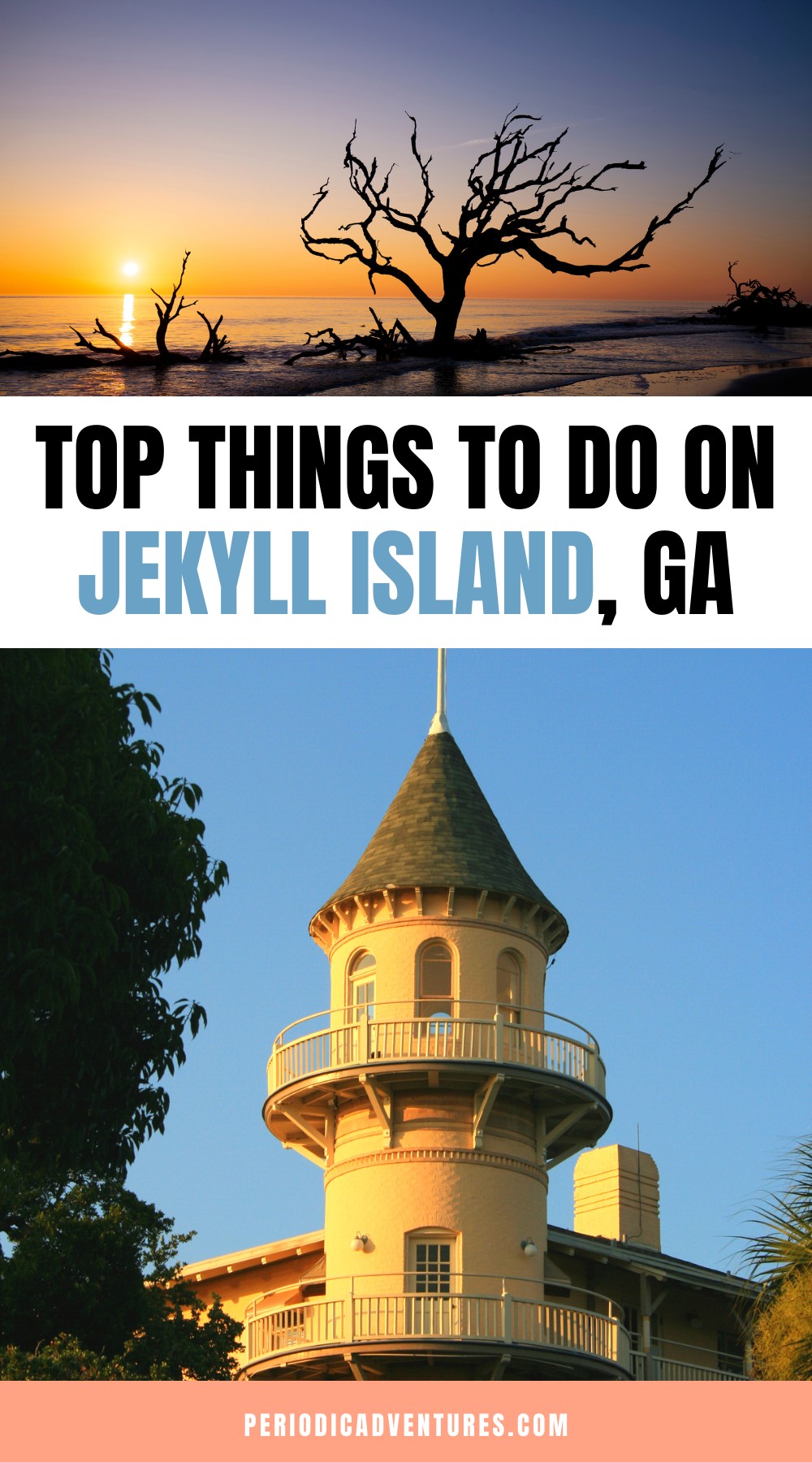 These top things to do in Jekyll Island Georgia are sure to make your family beach vacation the best yet! Jekyll Island is full of fun kid-friendly activities and plenty to do for nature lovers. This guide includes activities in Jekyll Island, like Driftwood Beach, the Georgia Sea Turtle Center and more!