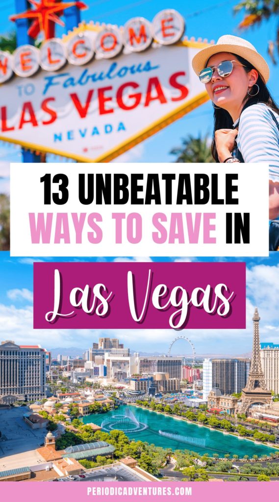 13 Unbeatable Ways to Save in Las Vegas plus 10 free things to do in Las Vegas if you're visiting on a budget! This travel guide includes where to stay in Vegas for cheap, cheap restaurants in Vegas, hidden fees to lookout for, and more!