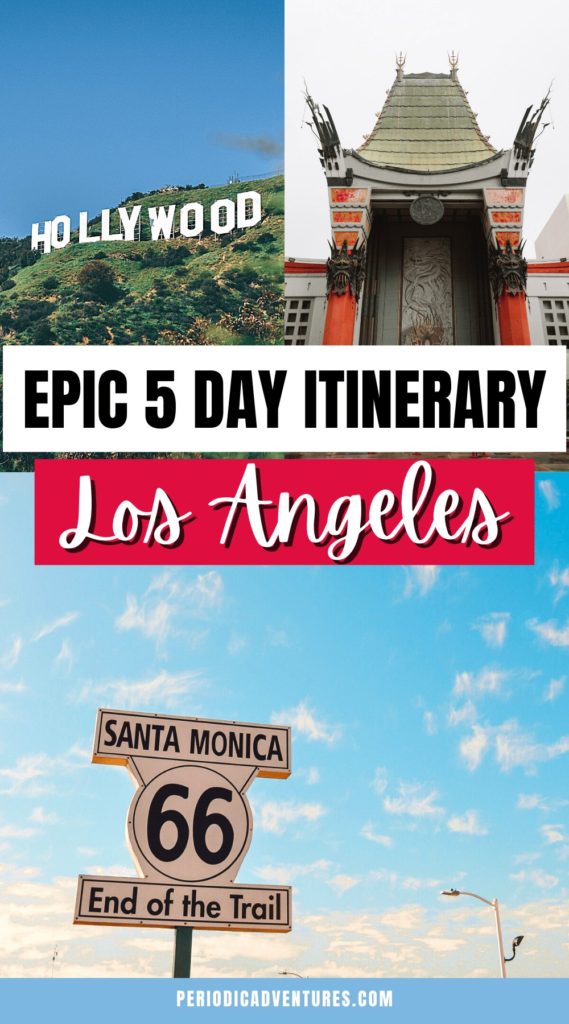 If you're visiting Los Angeles, then read this epic 5 day Los Angeles itinerary with the best things to do, where to stay, what to eat in LA, and more!