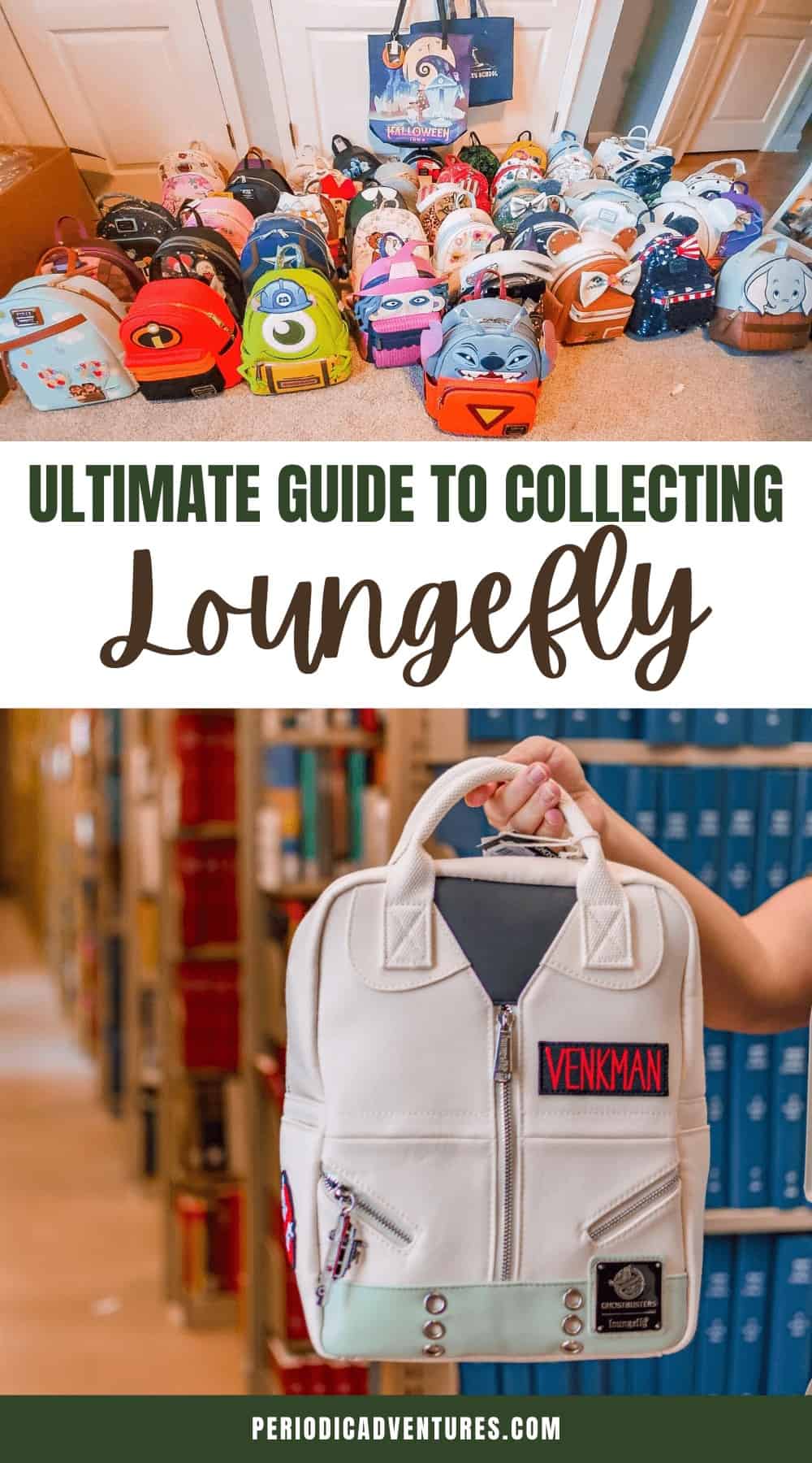 This is the ultimate guide to collecting Lougefly mini backpacks which have bags for Disney, Marvel, Star Wars, Ghostbusters, the DIsney parks, Elf, Peanuts and Snoopy, Harry Potter, and so many more!