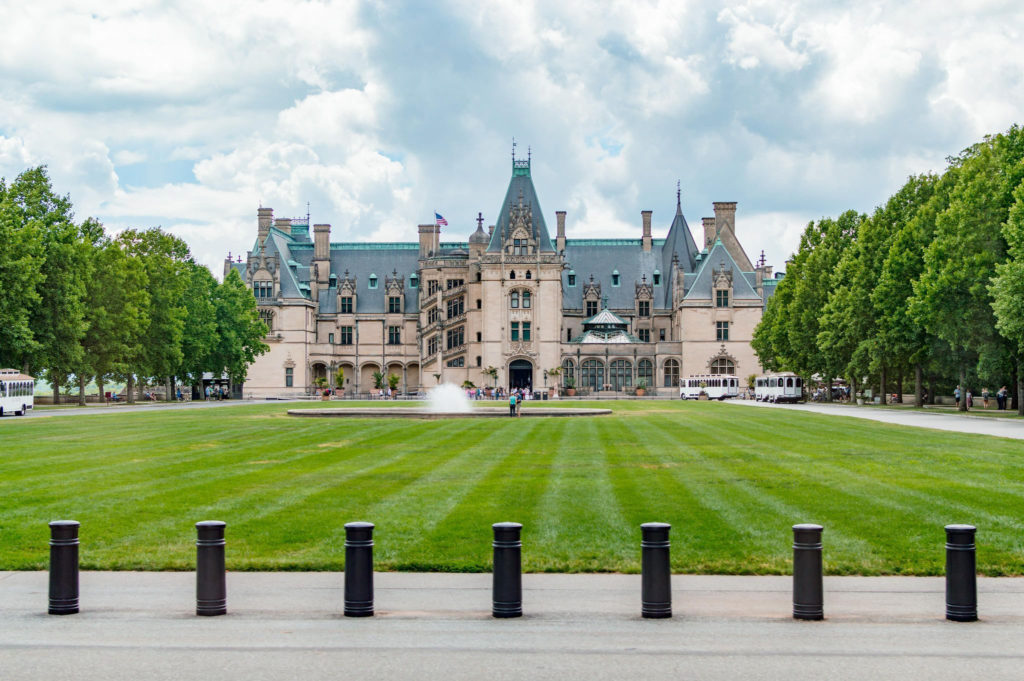 historic Biltmore estate mansion in Asheville North Carolina