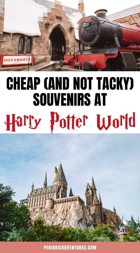 Of course you can find a ton of tacky souvenirs at theme parks, but why buy those when you can get these beautiful cheap (and not tacky) souvenirs at the Wizarding World of Harry Potter! These include replicas, tasty treats, and items to make your Wizarding World experience more immersive!