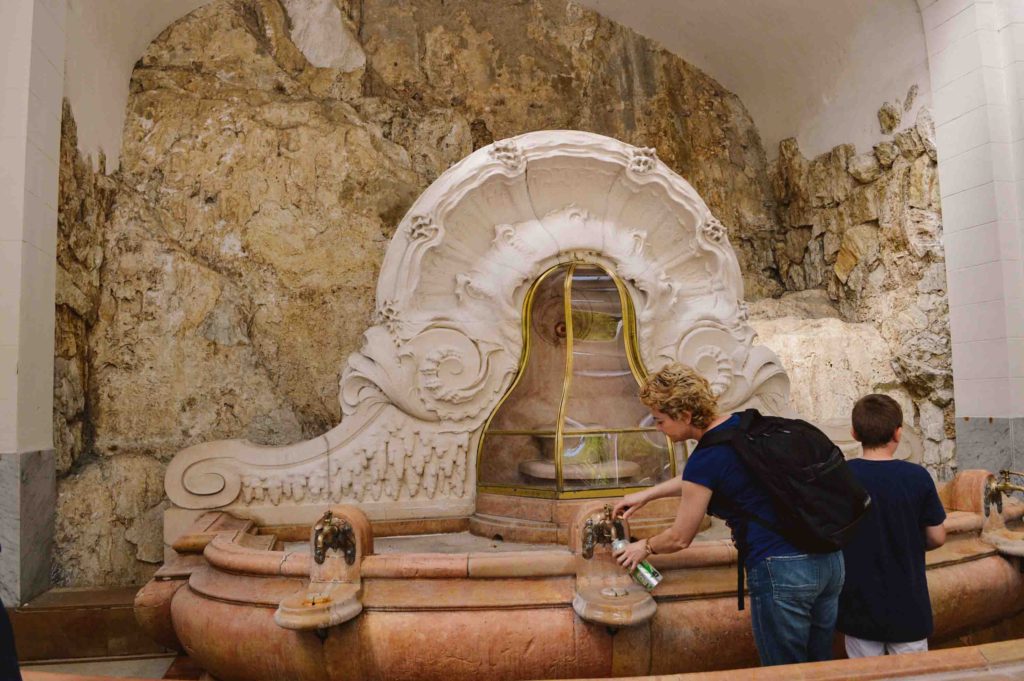 Vichy water fountain in France