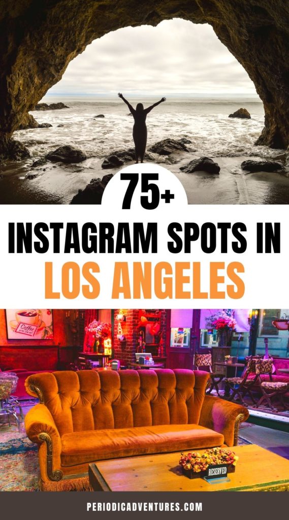 These 75+ Instagram spots in Los Angeles include the top landmarks in Los Angeles to capture for the Gram! Some local picks include the LAX plane spotting park, the most photogenic markets, vintage Hollywood bars, and beautiful museums for the perfect Los Angeles aesthetic.