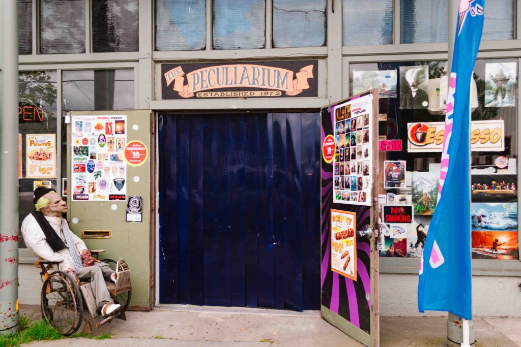 Portland's Peculiarium museum and shop exterior
