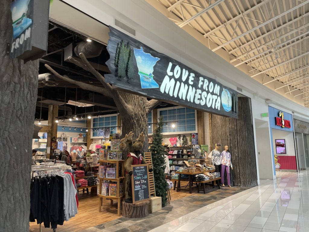 shop in the Mall of America called Love from Minnesota
