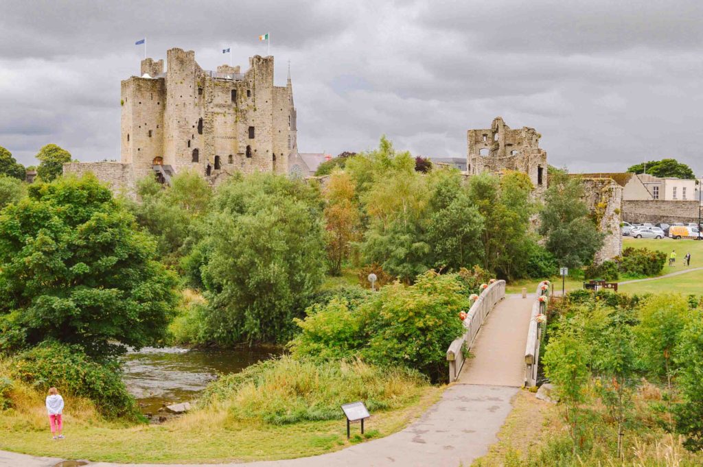 View of Trim Castle in County Meath, Ireland