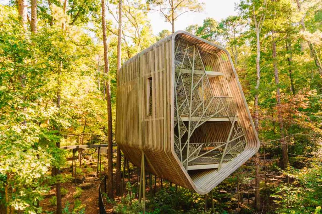 fun architecture building in Hot Springs, Arkansas.