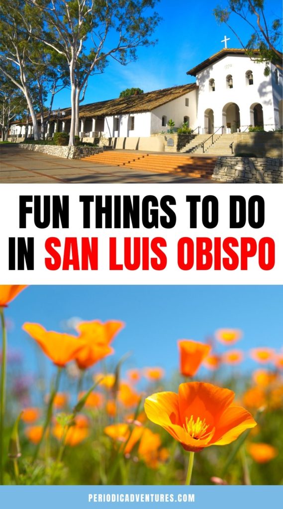 These fun San Luis Obispo things to do will kickstart your travel planning to SLO. With ideas like visiting Mission San Luis Obispo, the greater San Luis Obispo County, and checking out the SLO Museum of Art and SLO Botanical Garden. | San Luis Obispo California | San Luis Obispo California things to do | San Luis Obispo California restaurants | San Luis Obispo downtown