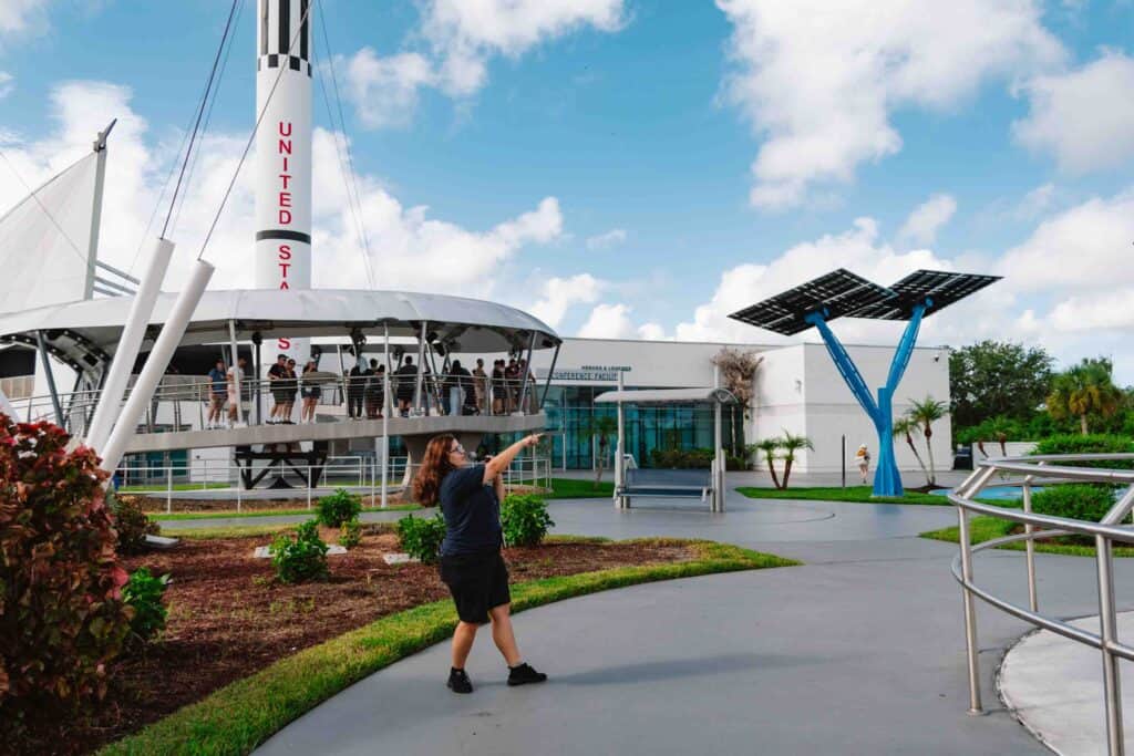Kennedy Space Center Rocket Garden free tour