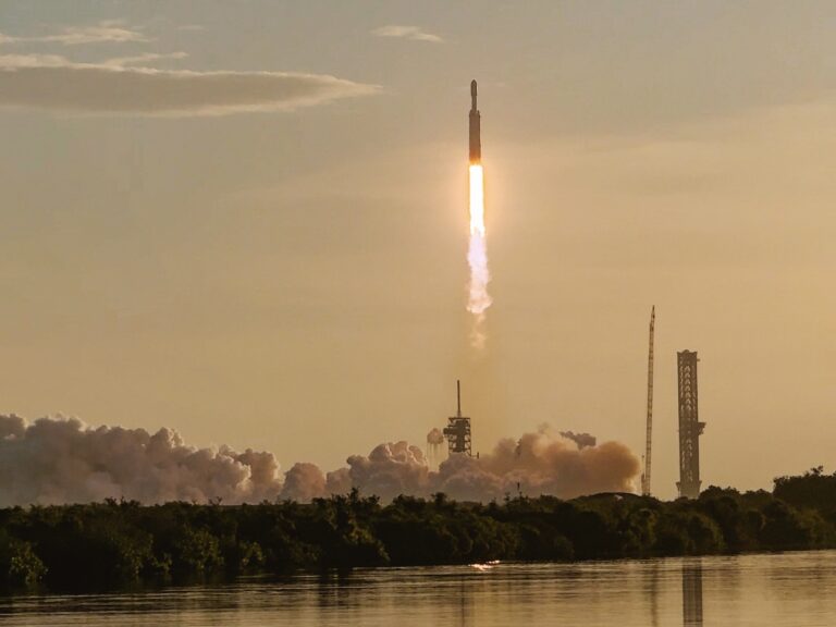 Nancy Grace Roman telescope launch view from NASA VAB lawn