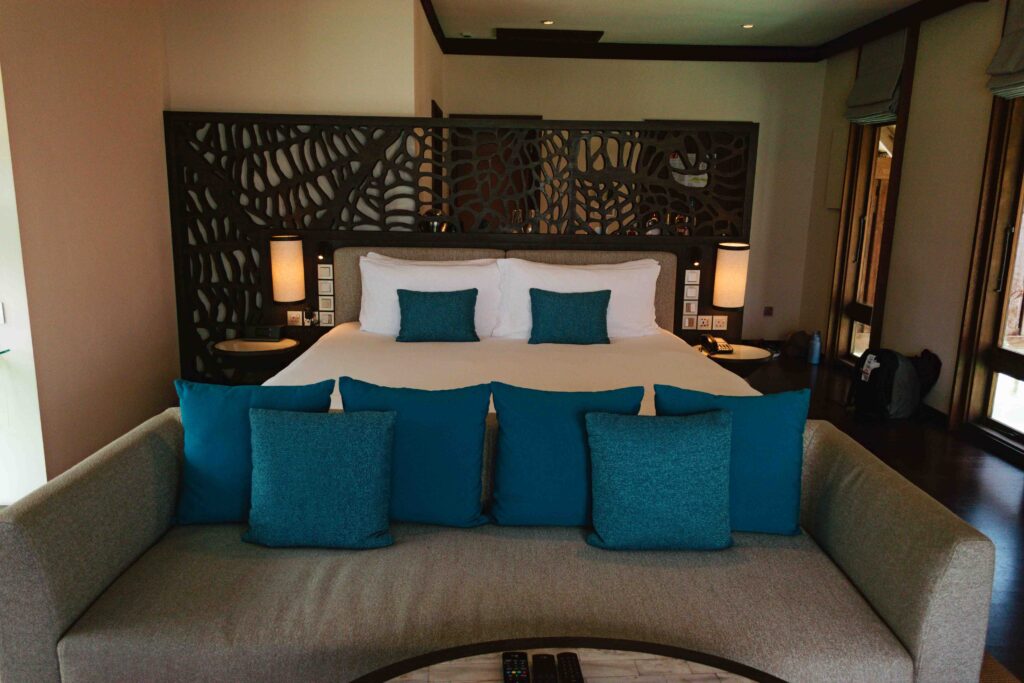 Sunrise water villa interior layout