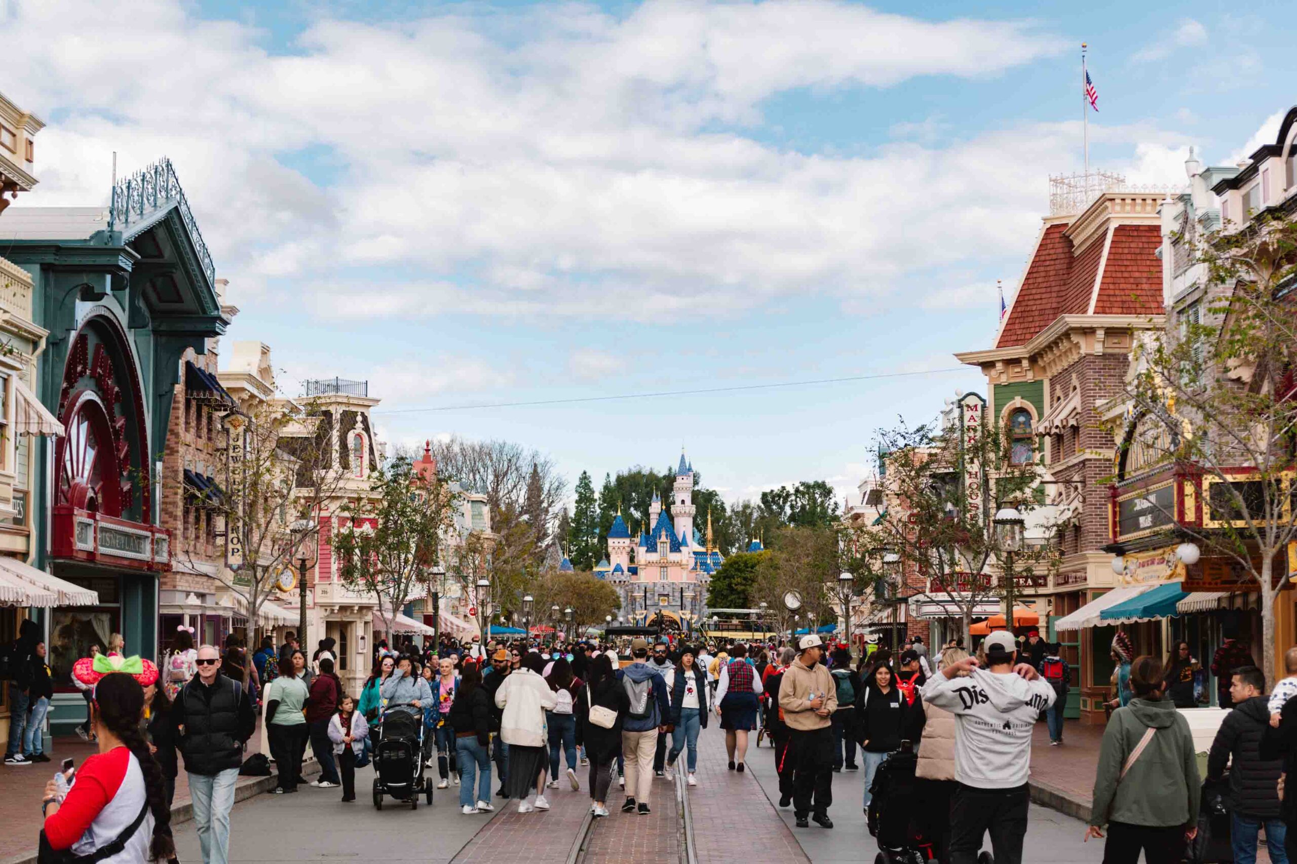 Weather at Disneyland during winter can vary a lot, but even on a rainy day, you'll still have a magical time