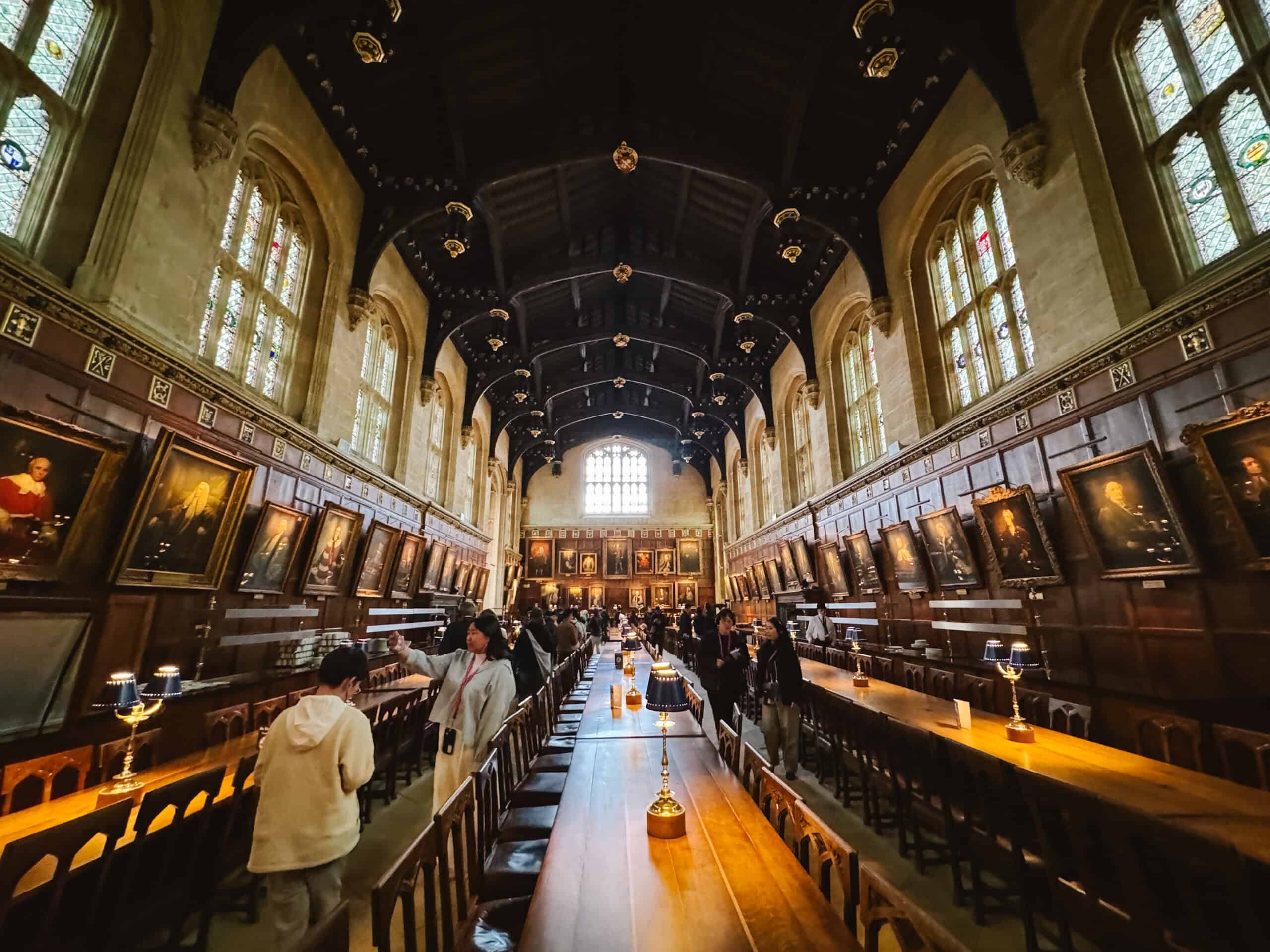 Great Hall inspiration at Oxford in Christchurch's great hall shown here