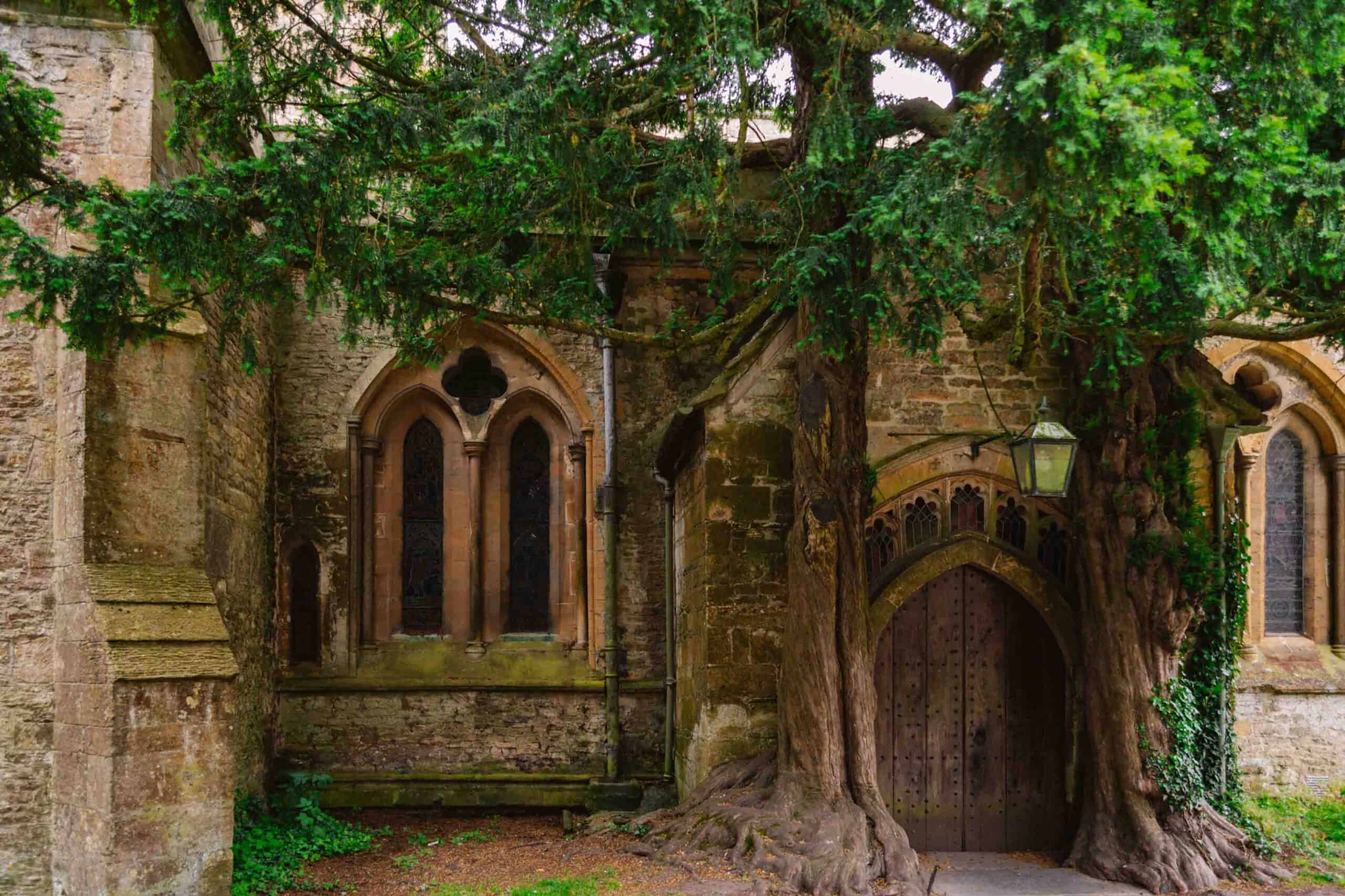 Tolkein Moria door in the Cotswolds in the UK