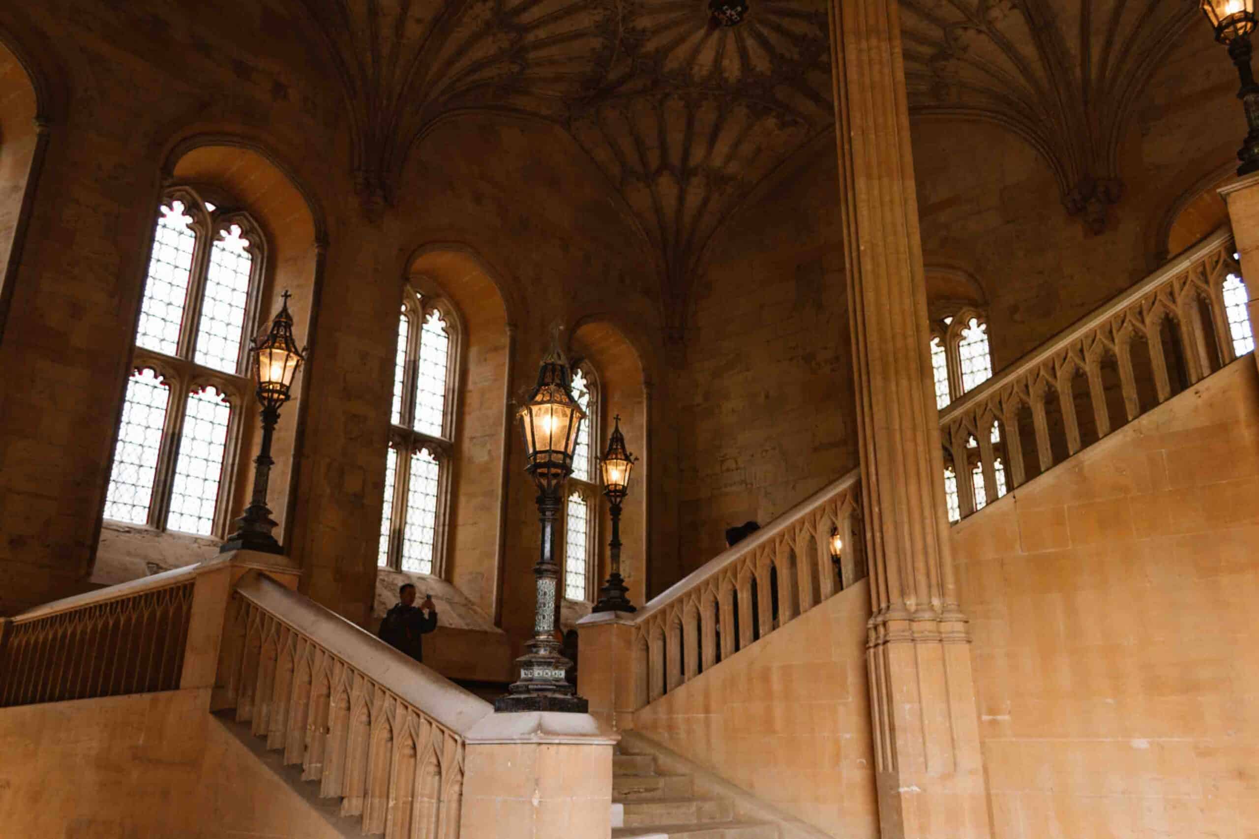 Harry Potter steps at Oxford