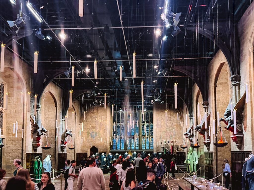 Inside the Great Hall set at the WB Tour