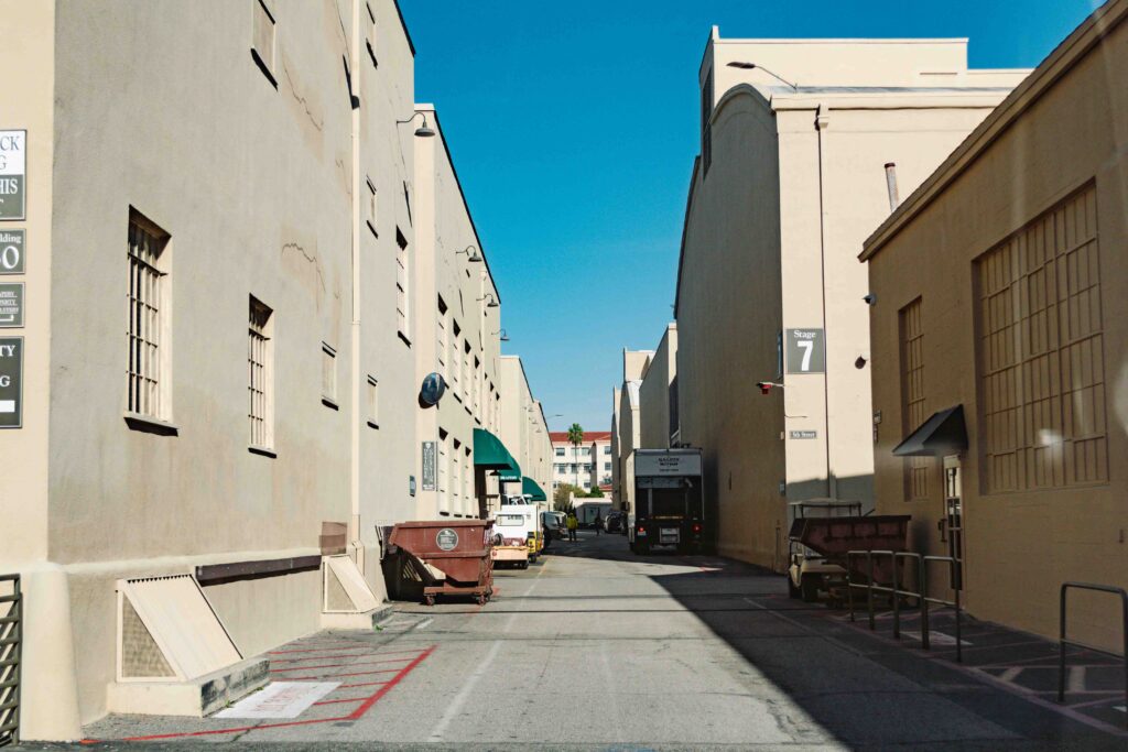 Backlot of the Warner Bros Studio Tour