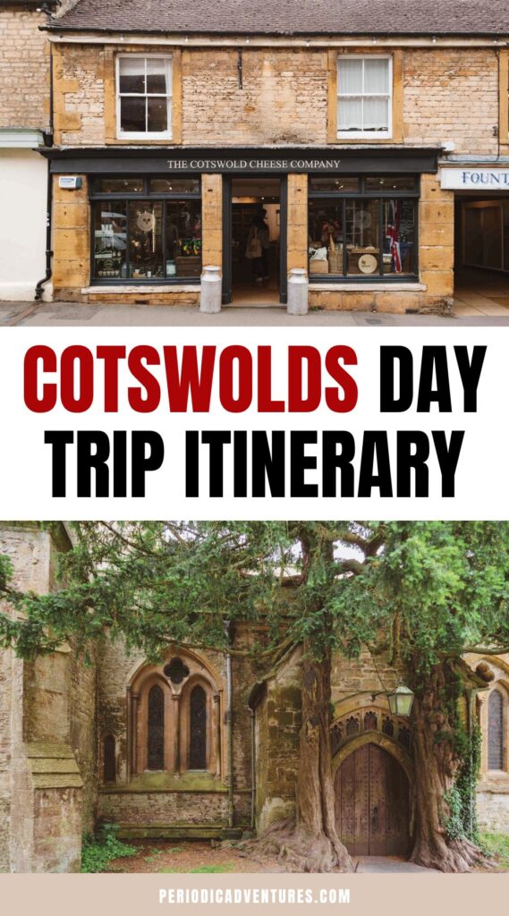 Explore this Cotswolds day trip itinerary with ideas for things to do in the Cotswolds, which towns to visit, where to eat, and parking information.