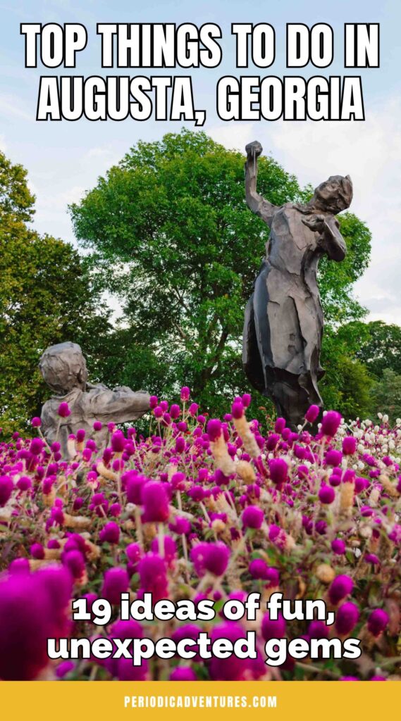 Click here to read the top fun things to do in Augusta GA including the James Brown tour, Foodie trot food tour, murals and sculptures, museums, and more!