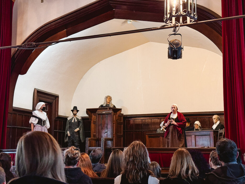 Salem Witch Trials Reenactment at the Dungeon Museum
