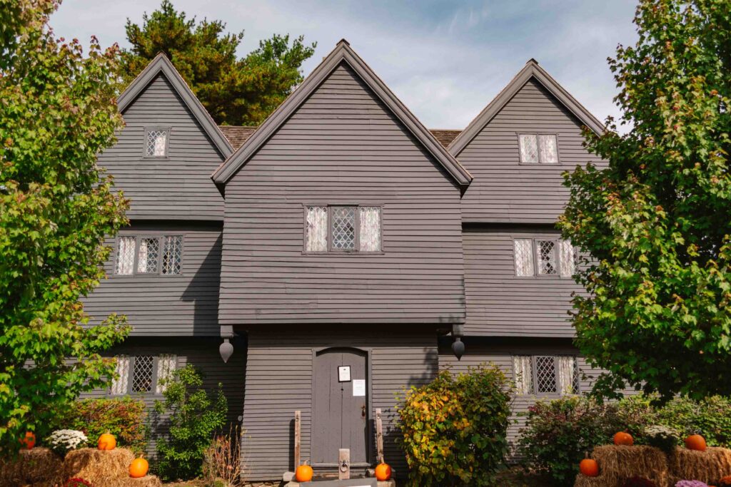 Black witch house in Salem MA