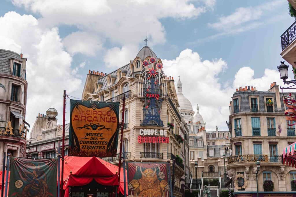 Wizarding Paris in real life built in Epic Universe theme park in Orlando Florida