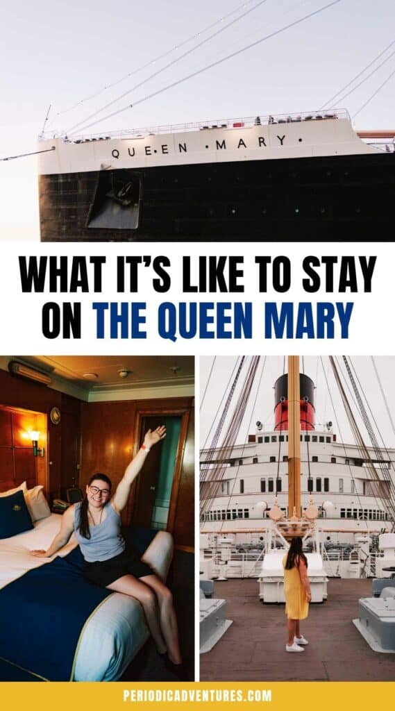 Hotel review for The Queen Mary to see what it's like to stay overnight on board this haunted ship including rooms, architecture, design, amenities, and food and drink.