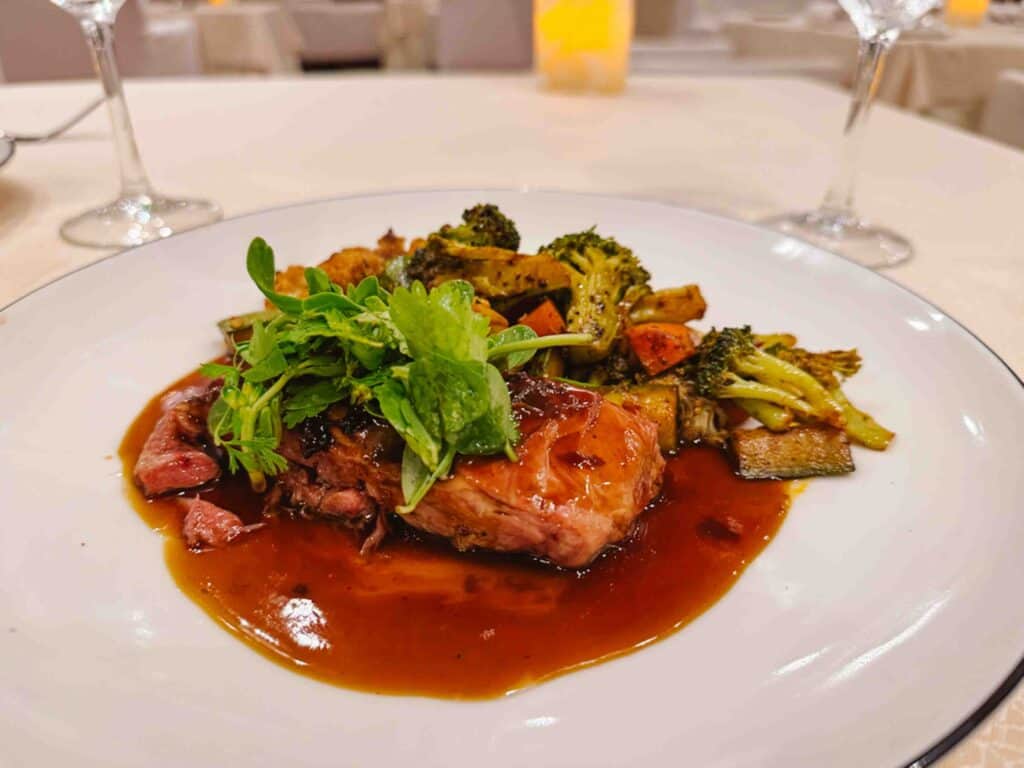 Playa del Carmen restaurant at a resort served this red meat