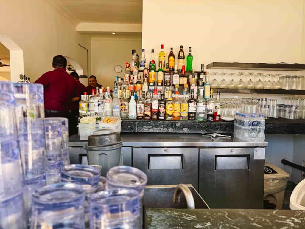 Enjoy the bar and drinks poolside on your Mexico vacation.