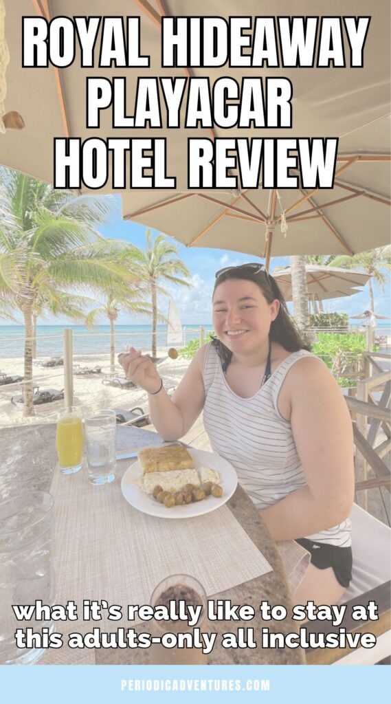 Wondering what it's really like to stay at this adults-only all inclusive in Playa del Carmen just outside of Cancun and Tulum? This hotel review of Royal Hideaway Playacar has everything you need to know before booking and packing for your trip!
