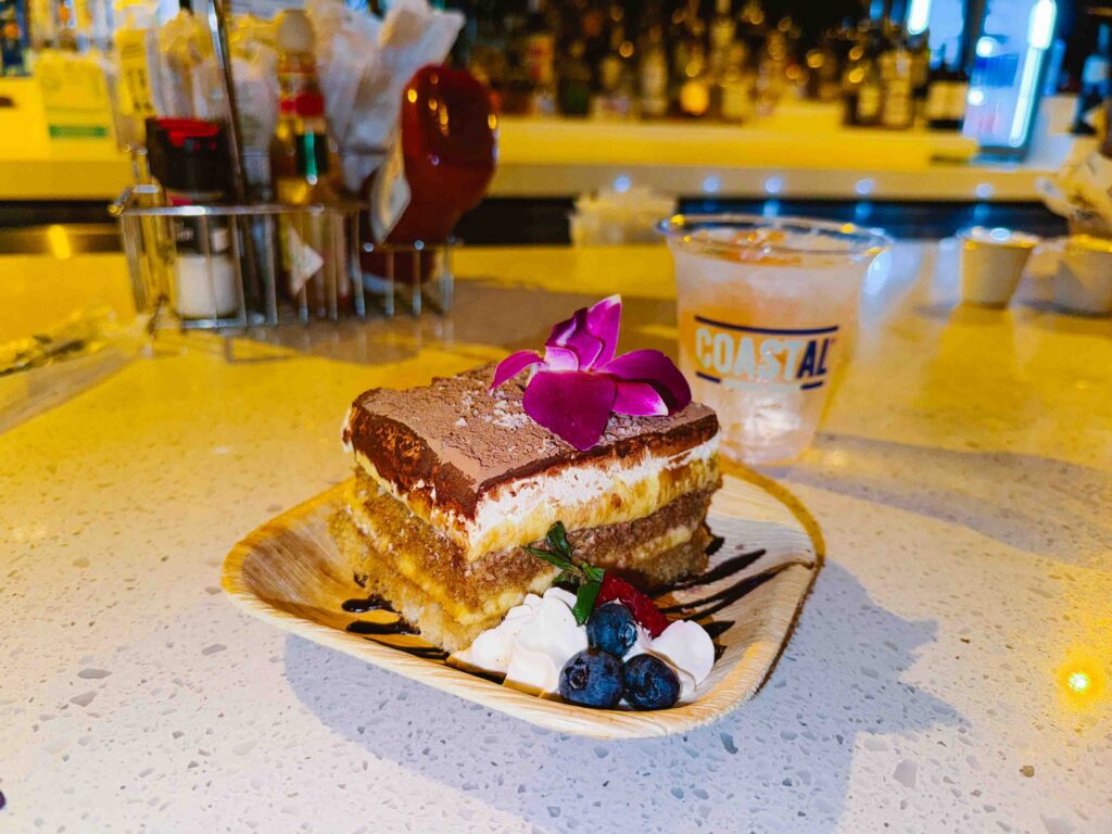 Bushwhacker tiramisu from CoastAL in Orange Beach, Alabama