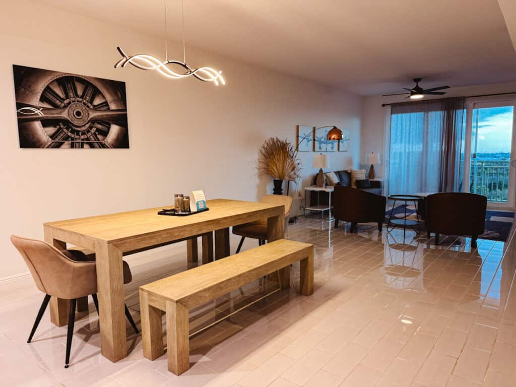 Inside of a condo unit in Merritt Island Florida.